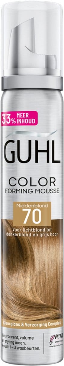Guhl Color Forming Mousse 70 Middenblond - 100 ml