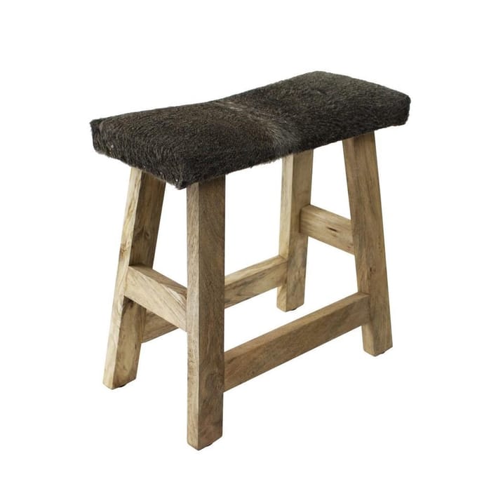 bankje koe grijs 46cm
