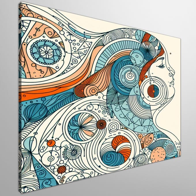 Kunstprint | Wanddecoratie | Canvas | 100 × 100 cm