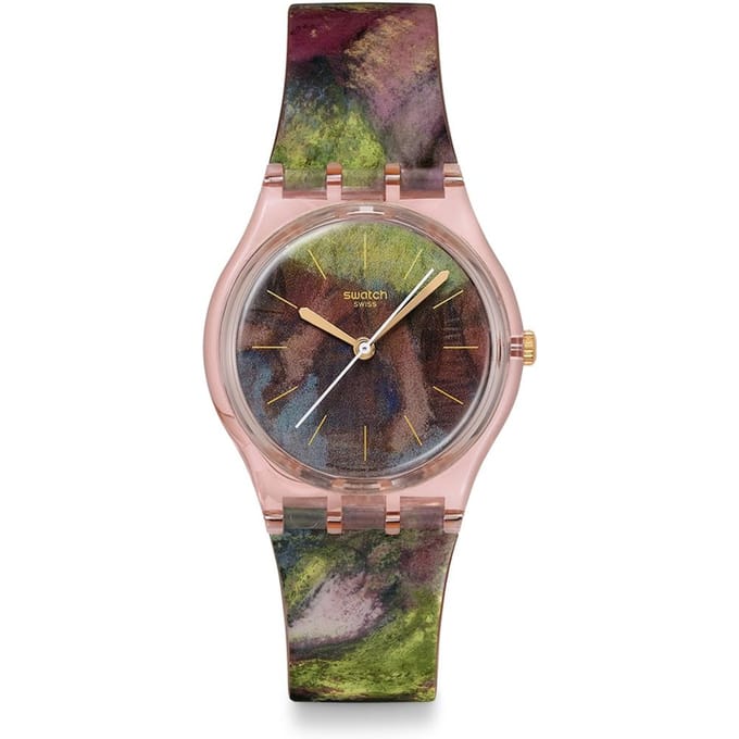 GENT BIOSOURCED DANCERS Horloge SO28Z131 Unisex Volwassene Roze [Swatch] DEGAS'S roze