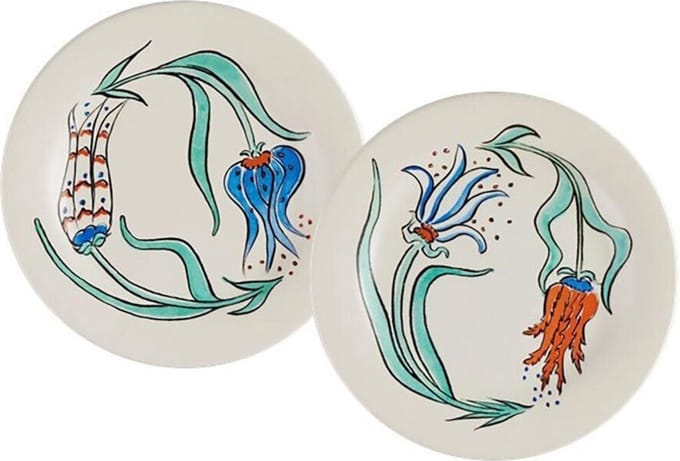 Gien - Gebaksbord assortiment La Favorite 16,5cm (set van 4) - Kleine borden