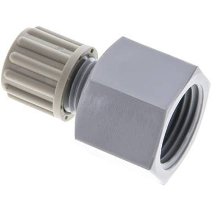 8x6mm & G1/2'' PA Rechte Knelfitting Binnendraad 10bar