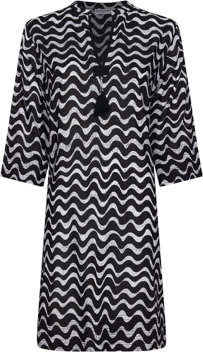 Dames Jurk Pastunette - Waves - Katoen - Maat 38