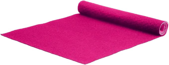 GJ Floors - Basic loper Tokyo | Fuchsia - Breedte x Lengte: 2 meter / 8 meter