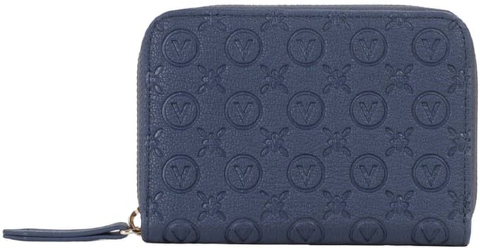 VALENTINO portemonnee Samba Re Zip Around Wallet Blu donkerblauw