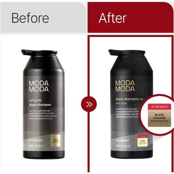 [MODAMODA] Zero Gray Black Shampoo 10 100g/300g 100ML 1EA black