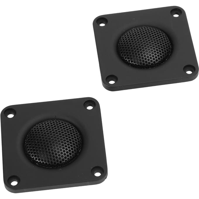Lot de 2 mini haut-parleurs portables de 5,1 cm, 4 ohms, 30 W, gamme complète black