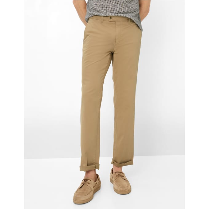Brax Heren Chino  Style EVANS CAMEL, beige, maat 50