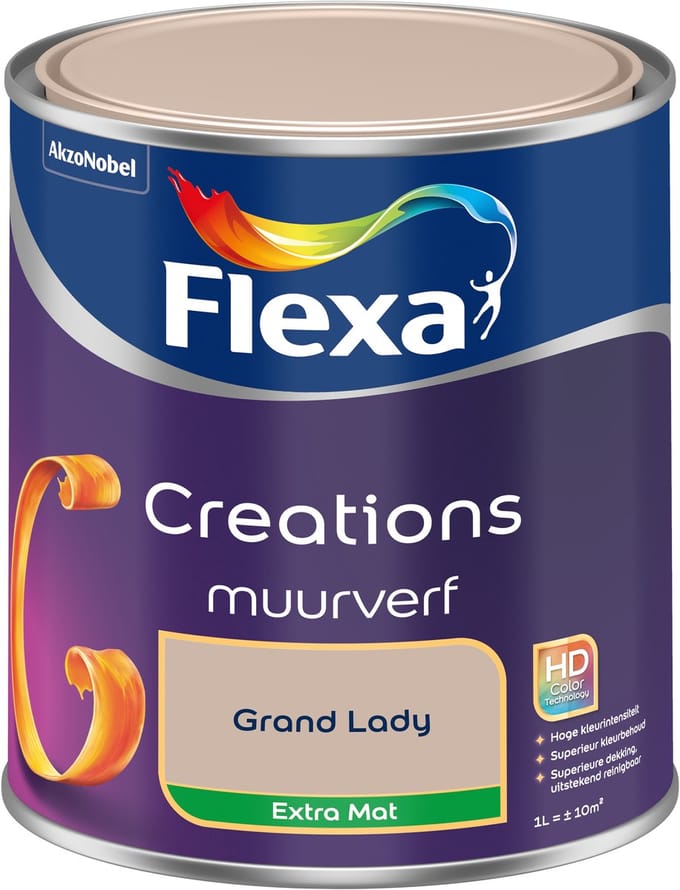 Flexa - Creations Muurverf Extra Mat - Grand Lady - 1 L