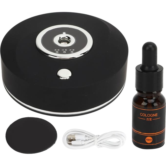Auto Aromatherapie Diffusers Auto Luchtverfrissers Diffusers voor Essentiële Oliën met 3 Spraymodi voor gray