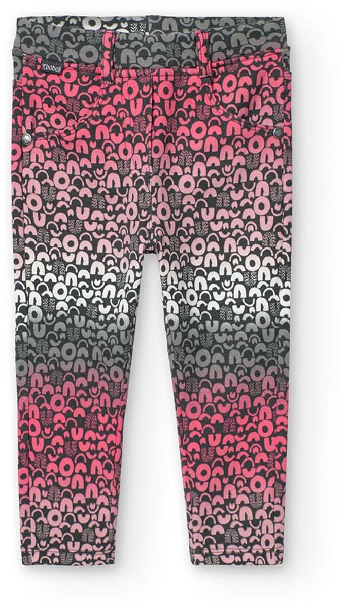 Boboli Fleece Printed Broek Veelkleurig 4 Years Meisje