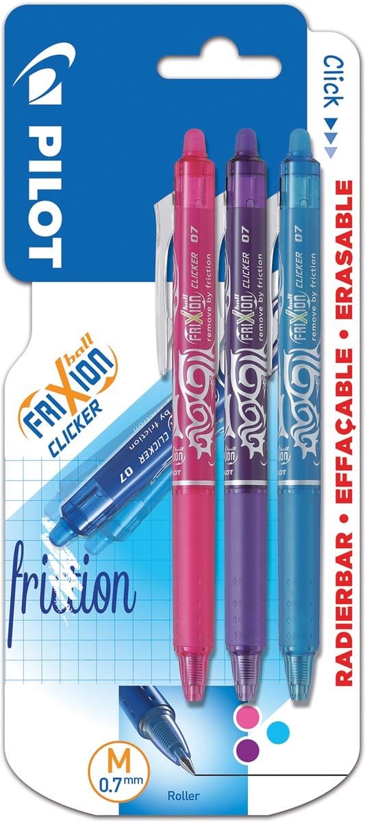 Frixion Ball Clicker Medium 3St