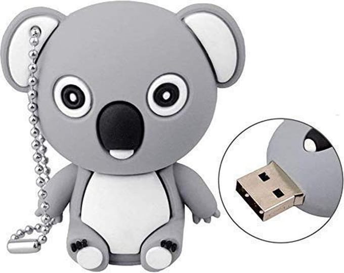 Ulticool USB-stick Koala Beer 16 GB - Dieren - Grijs