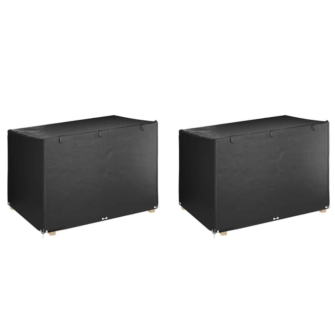 vidaXL - Schommelbankhoezen - 2 - st - 12 - oogjes - 215x150x130/150 - cm - polyetheen