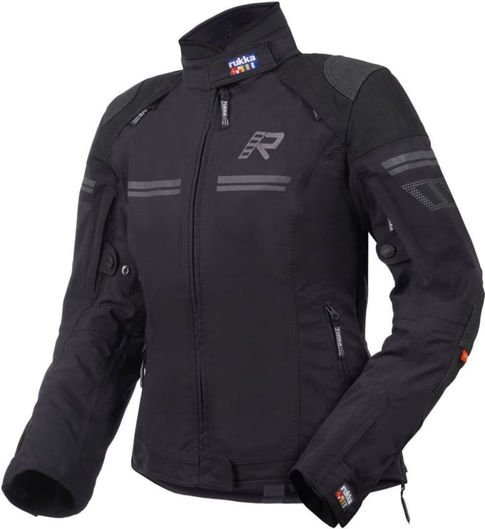 Rukka Armatou-R Zwart Waterdichte Dames Textiele Motorjas - Jas