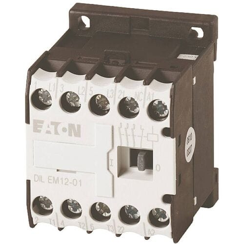 Eaton DILEM12-01-G(24VDC) Vermogensbeveiliging DC-circuit 3x NO 5.5 kW Met hulpcontact Geschikt voor merk (relais): Eaton Piece 1 stuk(s)