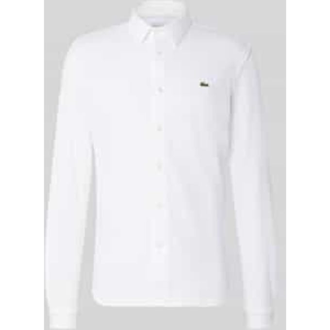 slim fit vrijetijdsoverhemd van puur katoen