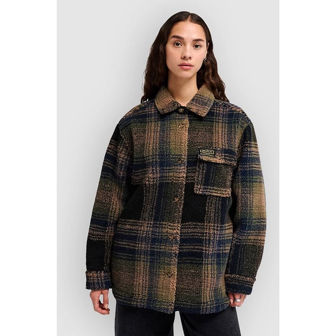 RVCA Birdie Sherpa Jas blauw
