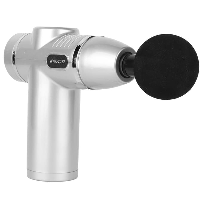 Mini Draagbaar Diepe Weefsel Massage Gun Pijnverlichting Handheld Lichaam Spier Massager (Grijs) white