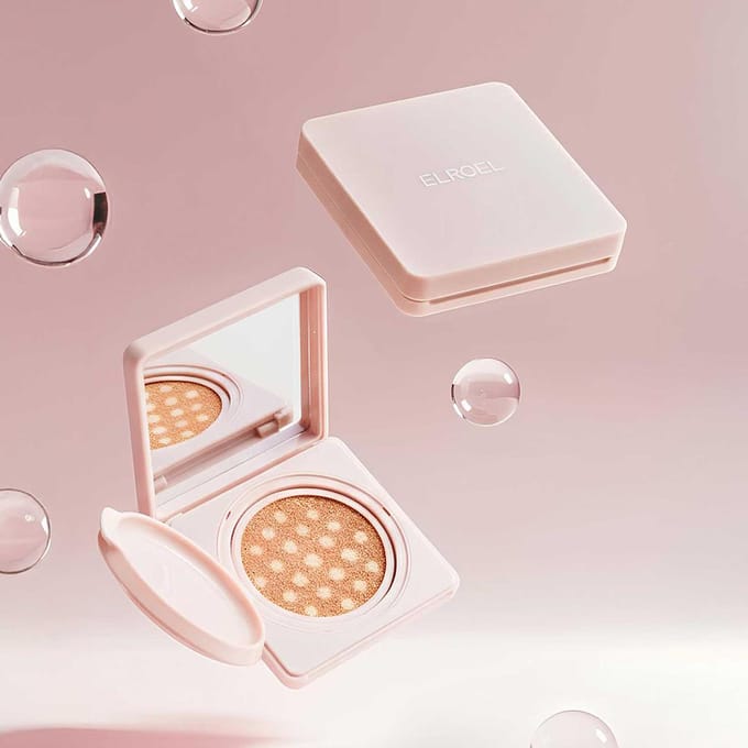 [ELROEL] Dot Ampoule Cushion SPF 50+ PA++++ 15 g 23 Natural Beige white