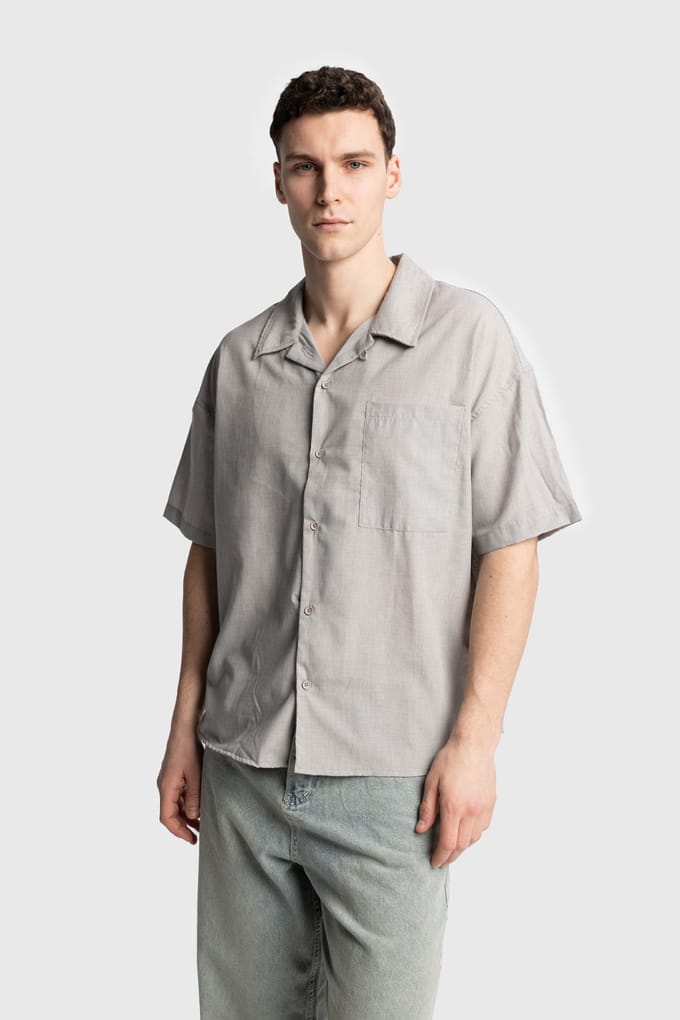 Heren T-shirt met Korte Mouwen in Relaxed Fit
