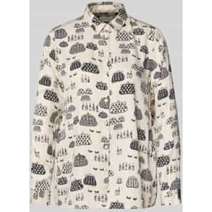 Overhemdblouse met knoopsluiting