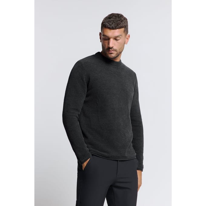 No Excess Pullover Crewneck Super Soft Dark Grey Größe: XXL | Pullover Outlet | Herren | Grau