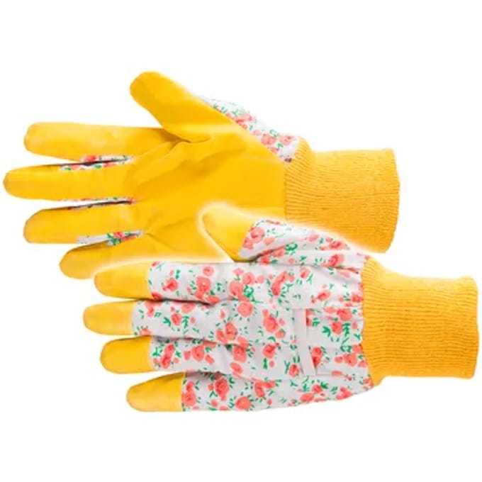 Busters Tuinhandschoen - Dames - Bloem - Geel - M8