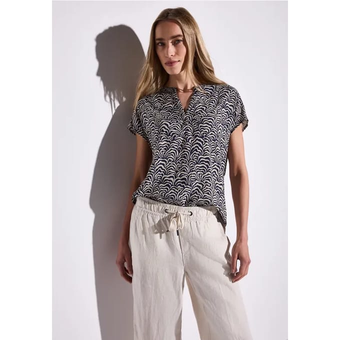 Bedrukte blouse