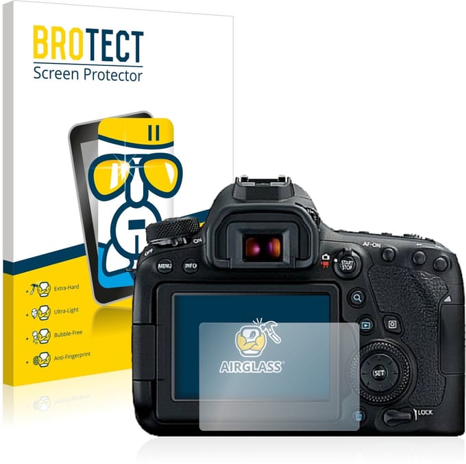 Screenprotector voor Canon EOS 6D Mark II Beschermglas transparant