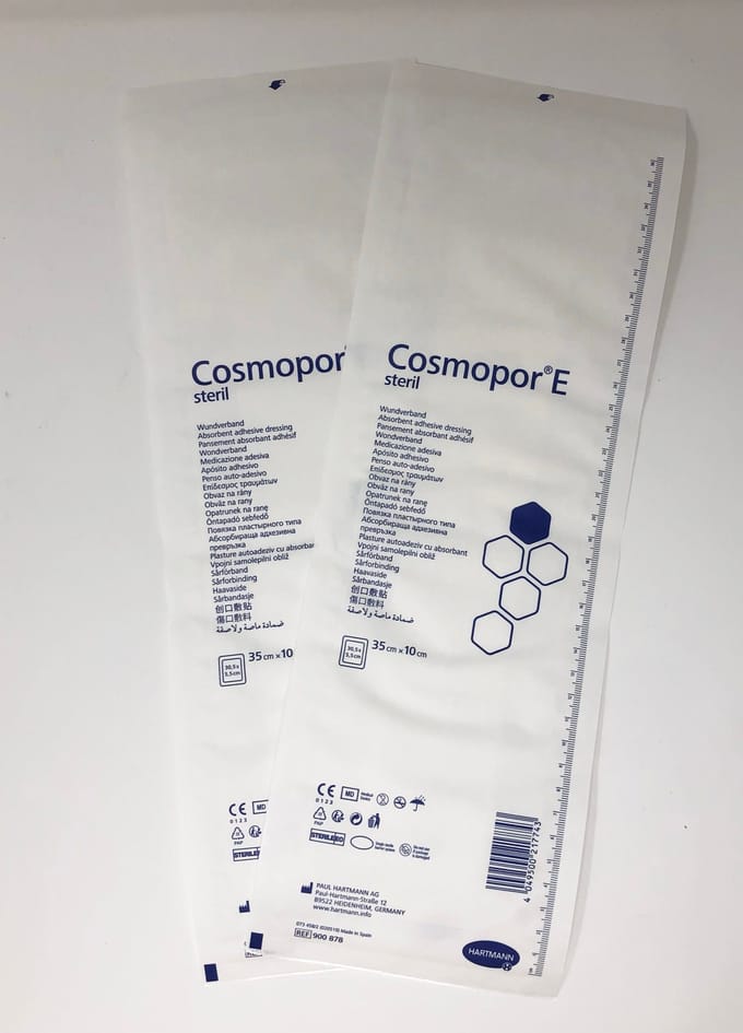 Hartmann Cosmopor E Steriel Verband 35 x 10cm 900878 25 Pleister