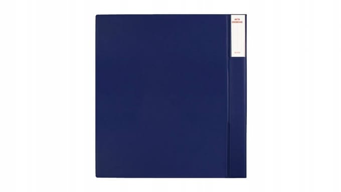Biurfol Personeelsdossier Kaart A4/30 met Clips - Marineblauw