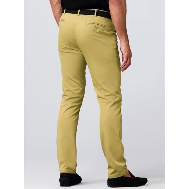 Meyer - Zomer pantalon - Mannen - 25 - Geel - Katoen - Chicago-1-5060