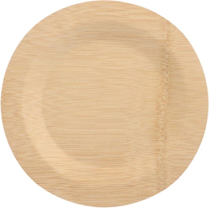10 Borden, gemaakt van bamboe "pure" rond Ø 28 cm · 1,5 cm