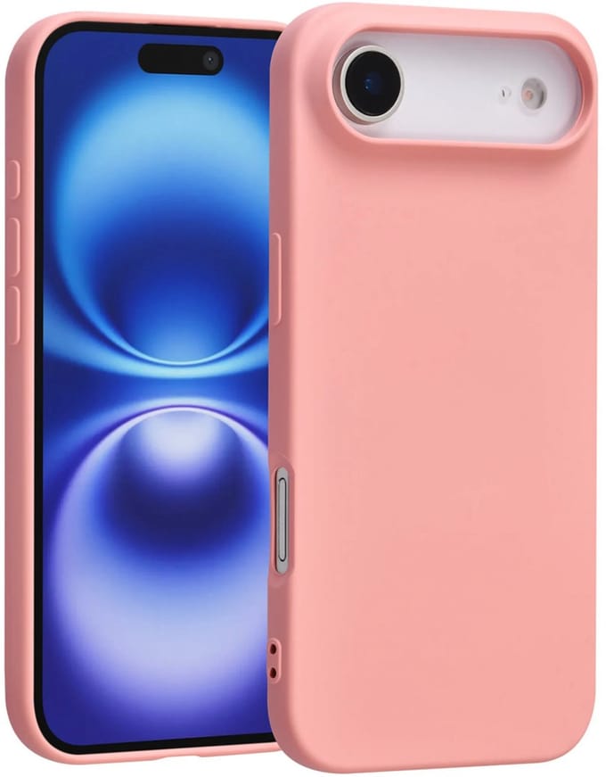 Shockproof Backcover - Liquid Silicone Soft Hoesje - Geschikt voor: iPhone Air - Zalmroze