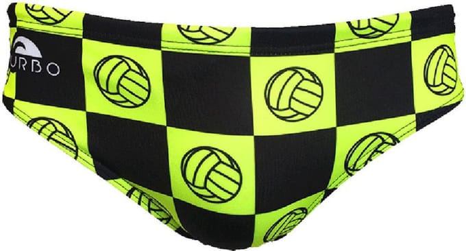 Turbo Wpdam Zwemslip Geel,Zwart L Man