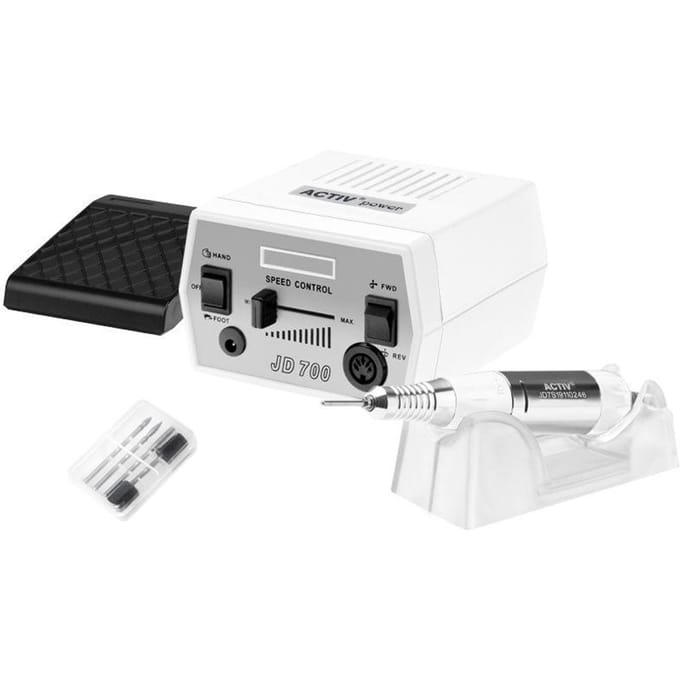 Nagelfrees 30000 RPM met Voetpedaal – Activ Power JD700 Wit