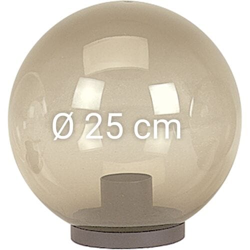 KS Verlichting Bol fume Ø 25 incl. flens