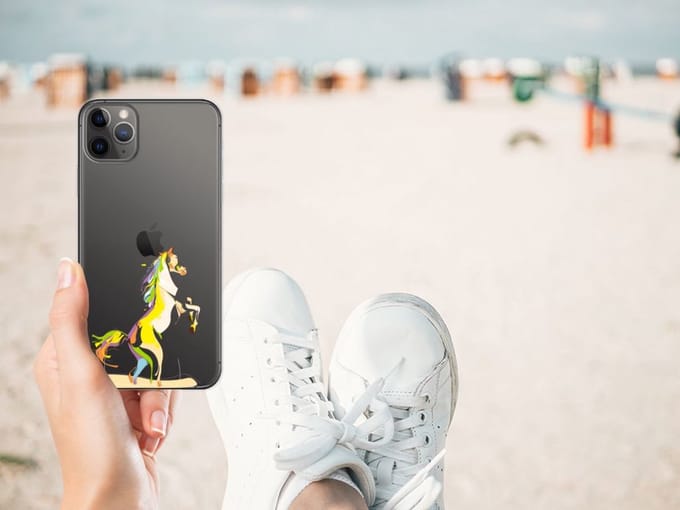 Apple iPhone 11 Pro Max Telefoonhoesje met Naam Horse Color