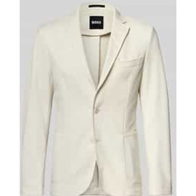 Slim fit colbert met viscose-aandeel model 'P-HANRY-J-WG-PK-261F'