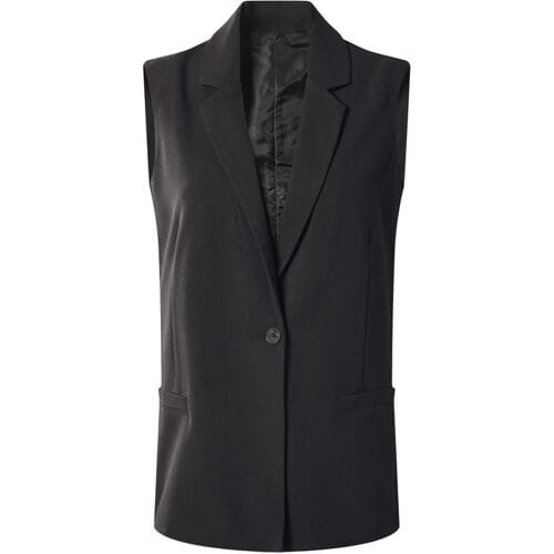 ESMARA Dames blazer gilet (Zwart, 38)