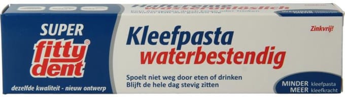 4x Fittydent Kleefpasta 20 ml
