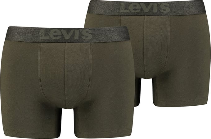 Levi's - 4-Pack - Boxershorts - Eco Katoen - Heren - khaki - M - 701203923