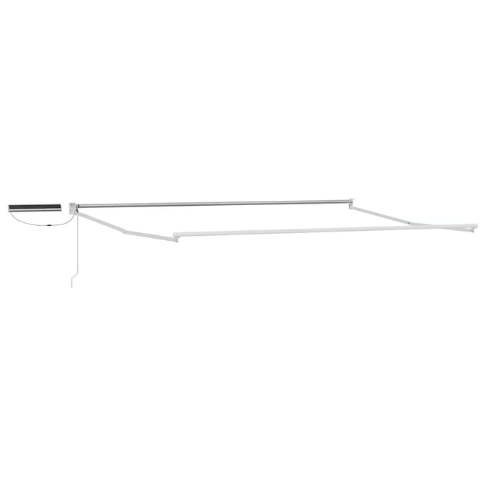 vidaXL - Elektrisch - Uittrekbaar - Markies - Frame - Wit - 4,5 - × - 3 - m - Aluminium