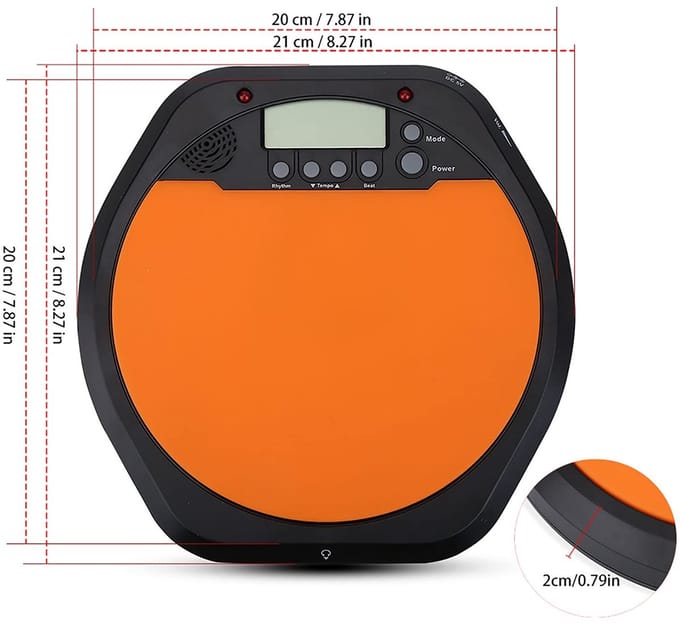 Dailygoods - Digitale Oefen Drum Pad met Metronoom