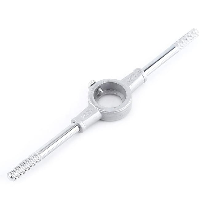 Kit d'outils manuels de taraudage et de coupe de filetage extérieur 11 pièces gray