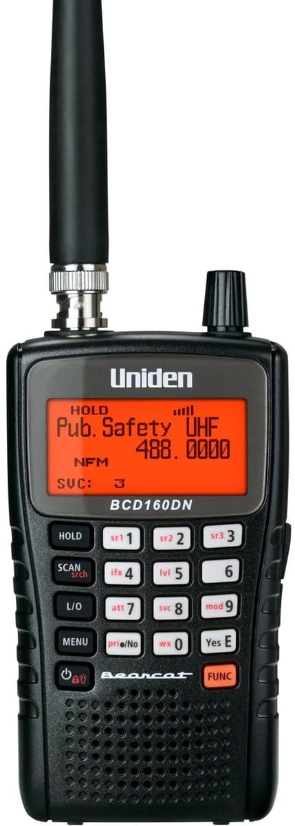 Bearcat Uniden UBC-D160DN Handheld Digitale Sanner