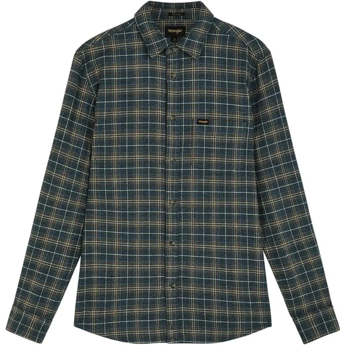 Jeanshemd met lange mouwen Wrangler