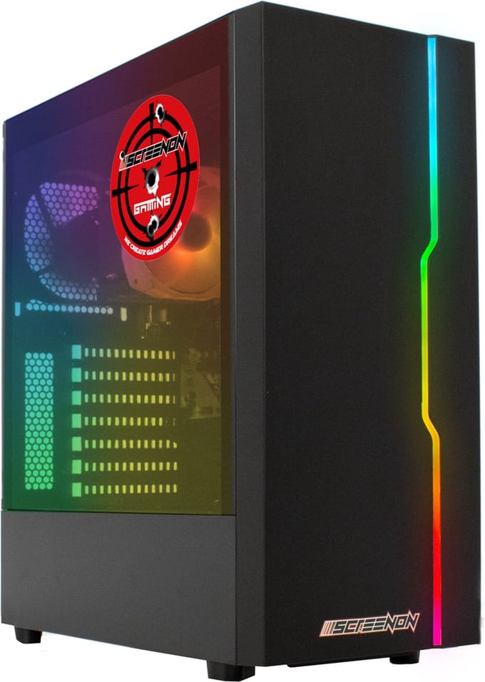 ScreenON - Game PC - Intel Core i5 - 512GB SSD - 16GB RAM - Geforce RTX 3050 - E723134