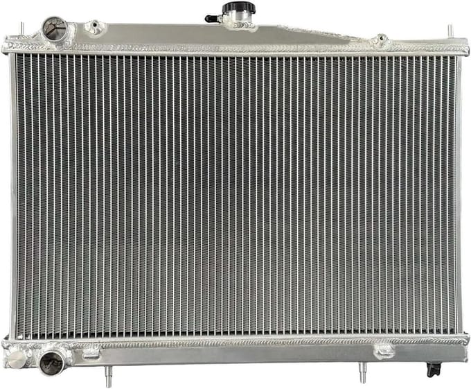 Auto Radiateur - Motor Koeler - Motor Koeling - Aluminium Constructie - 2 Rijen - Zilverkleurig